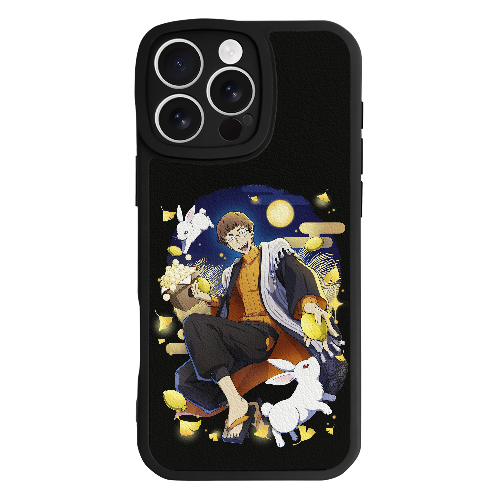（画像用） 文豪ストレイドッグス Bungo Stray Dogs 【iPhone 16シリーズ対応】シリコンスマホケース（レザー調） 材質：シリコン